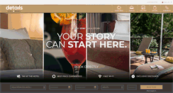 Desktop Screenshot of detailshotels.com